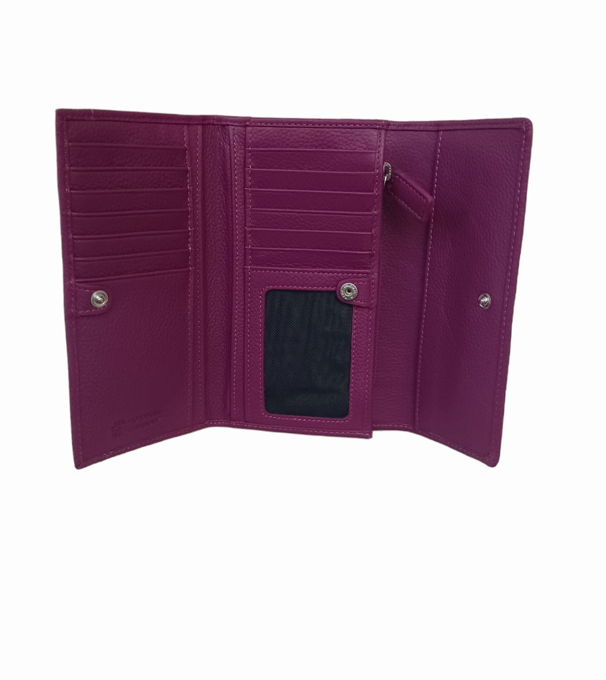 Bi Fold Long Wallet - Purple