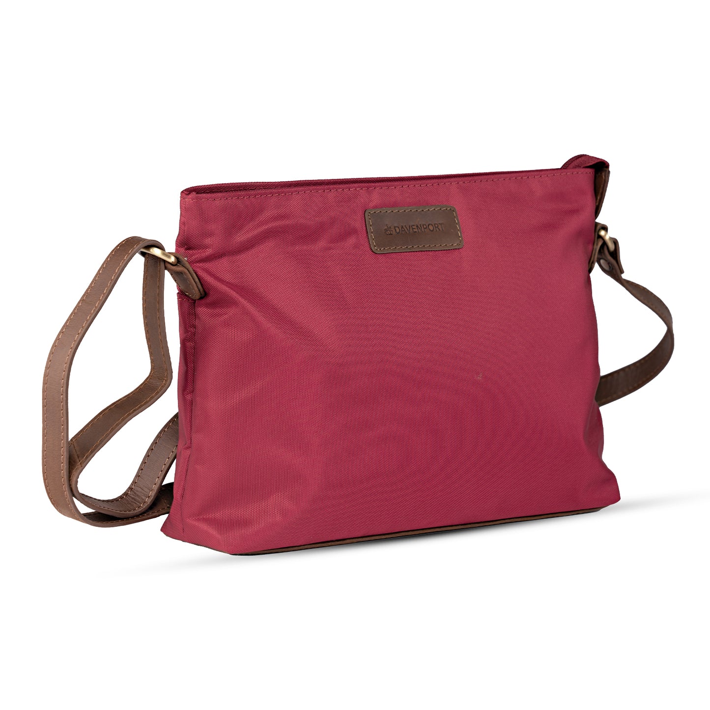 Almada Crossbody Sling Bag - Maroon