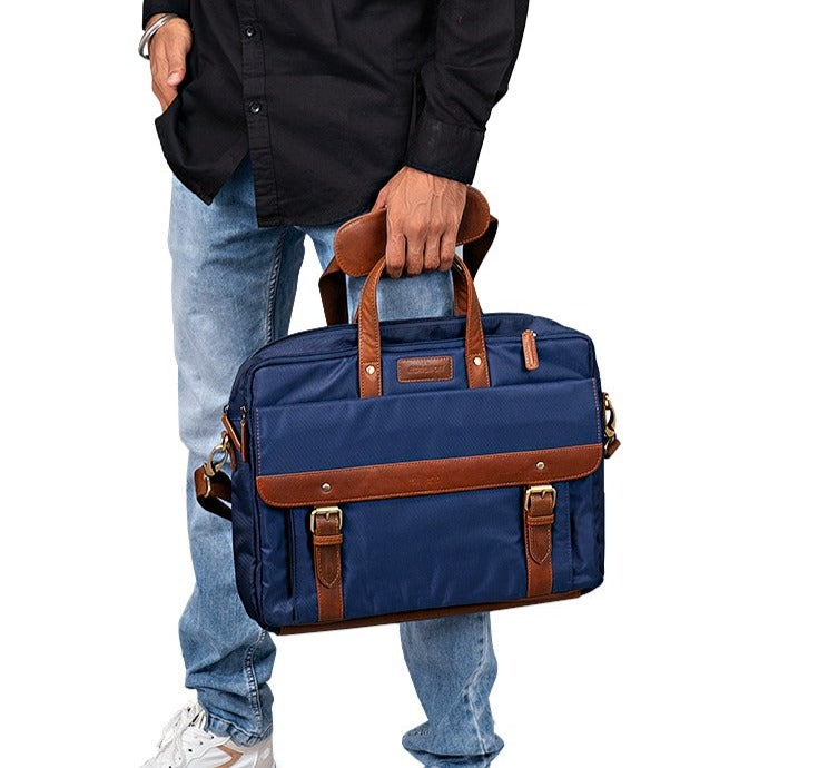 Manhattan Laptop Bag - Navy