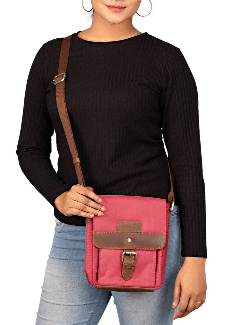 Morisson Crossbody Sling Bag - Maroon