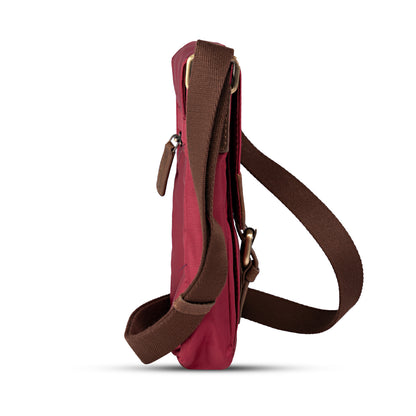 Morisson Crossbody Sling Bag - Maroon