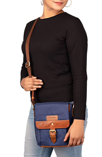 Morisson Crossbody Sling Bag - Navy